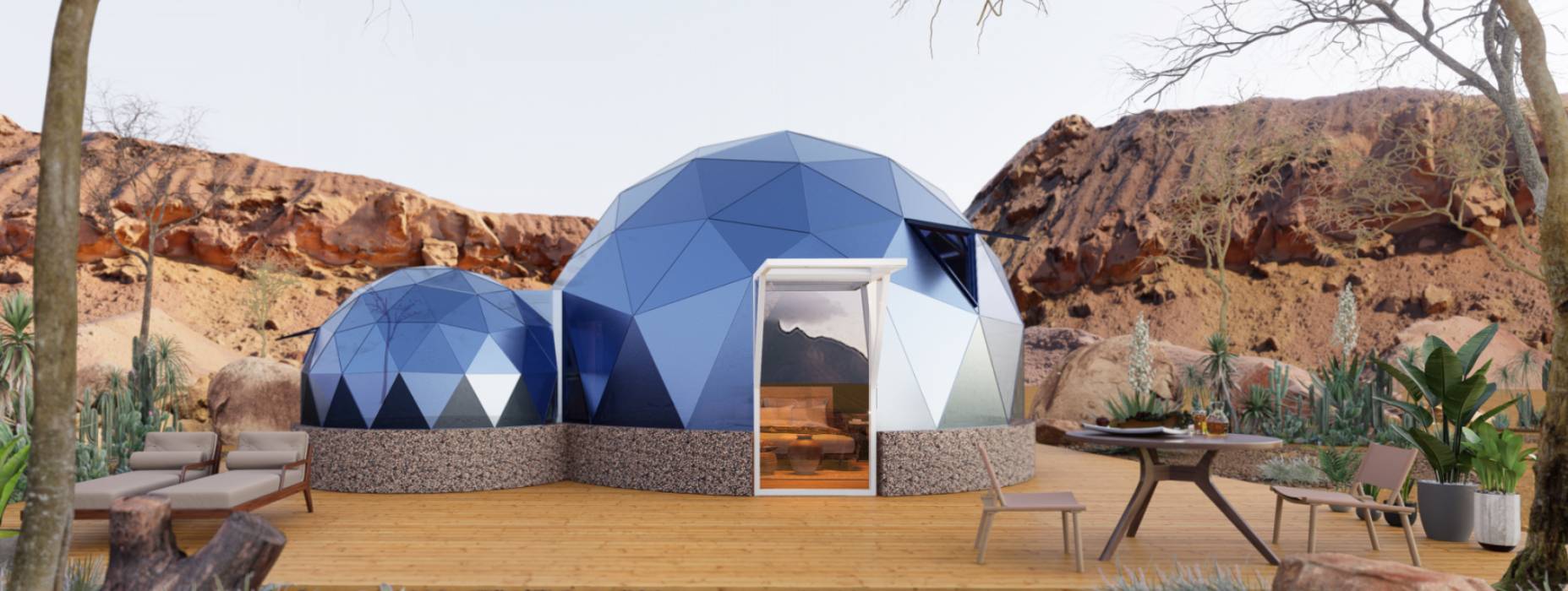 郯城县球形智能光伏玻璃星空房